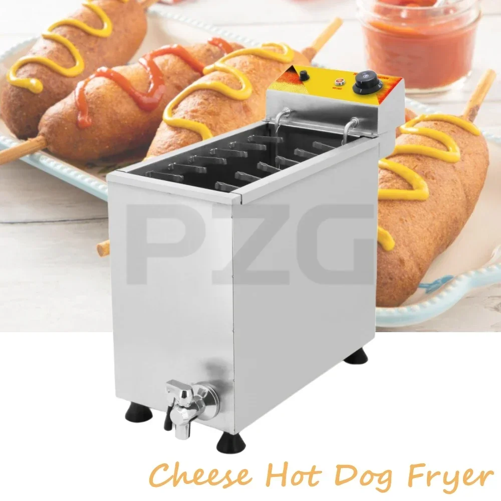Corn Dog Stick - Friteuse électrique grande capacité professionnelle pour