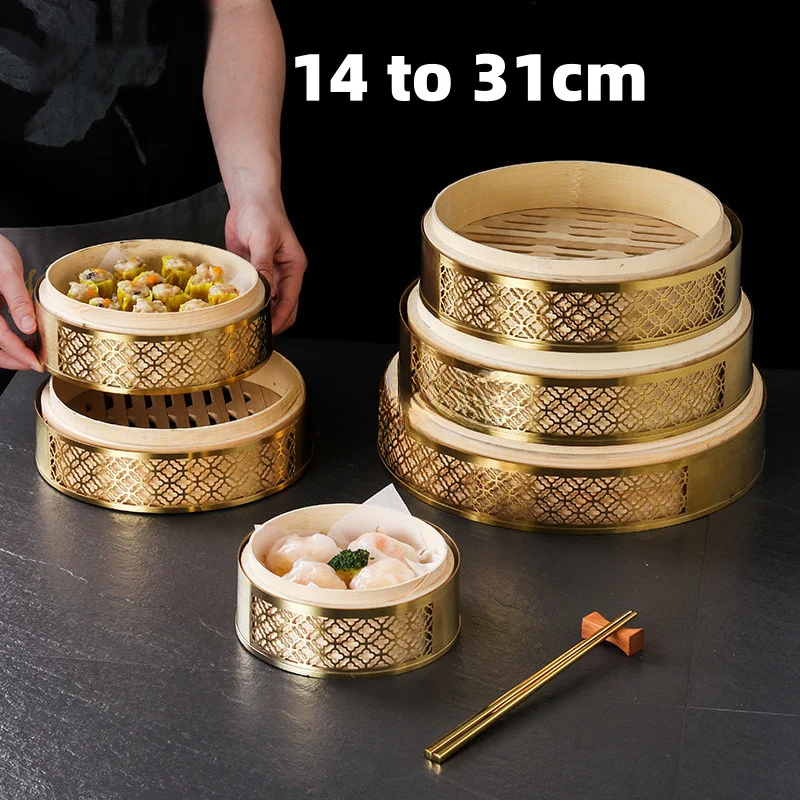 Bao Steamer Bamboo - Panier vapeur en bambou chinois avec