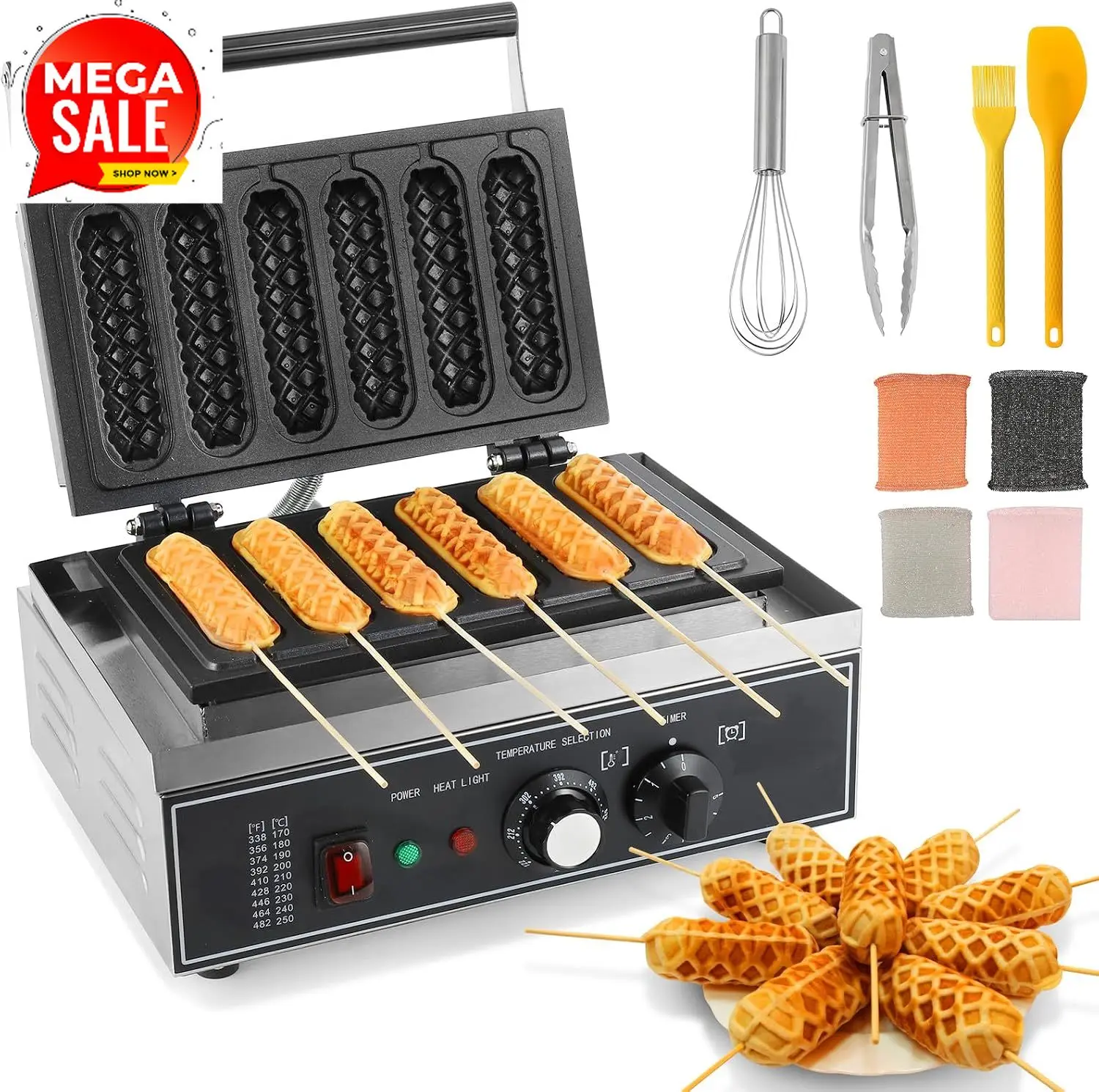 Machine à corn dogs 6 pièces,  - Corn Dog Stick avis et prix