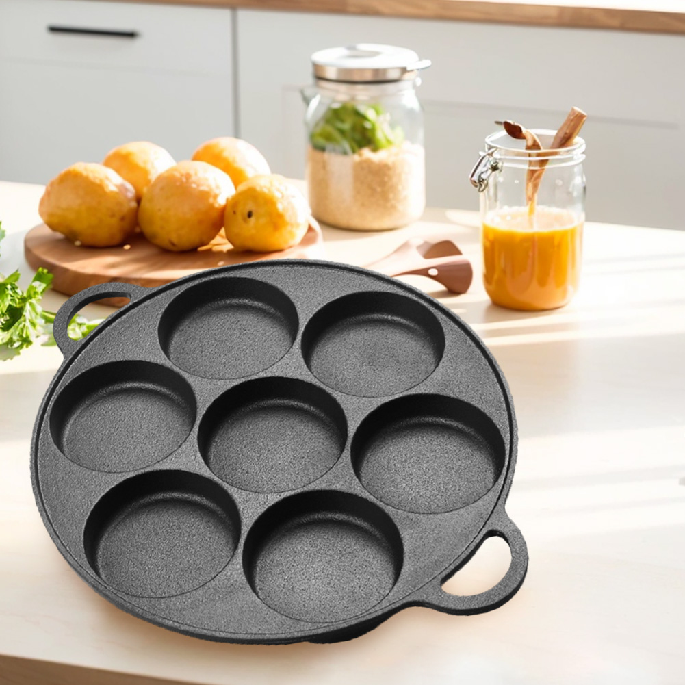 Poêle à frire 7 trous en fonte - Cast Iron Corn avis et prix
