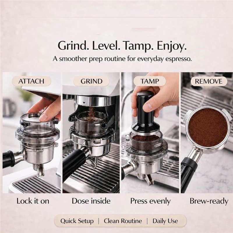 Entonnoir doseur 54 mm à verro - Breville Espresso Barista Touch avis et prix